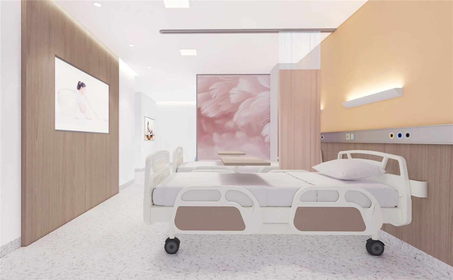 【醫(yī)院案例】婦產醫(yī)院這樣設計，簡而不失其華！(圖2)