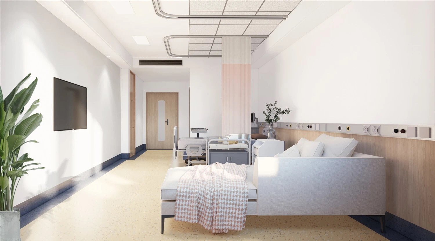 【醫(yī)院案例】婦產醫(yī)院這樣設計，簡而不失其華！(圖3)