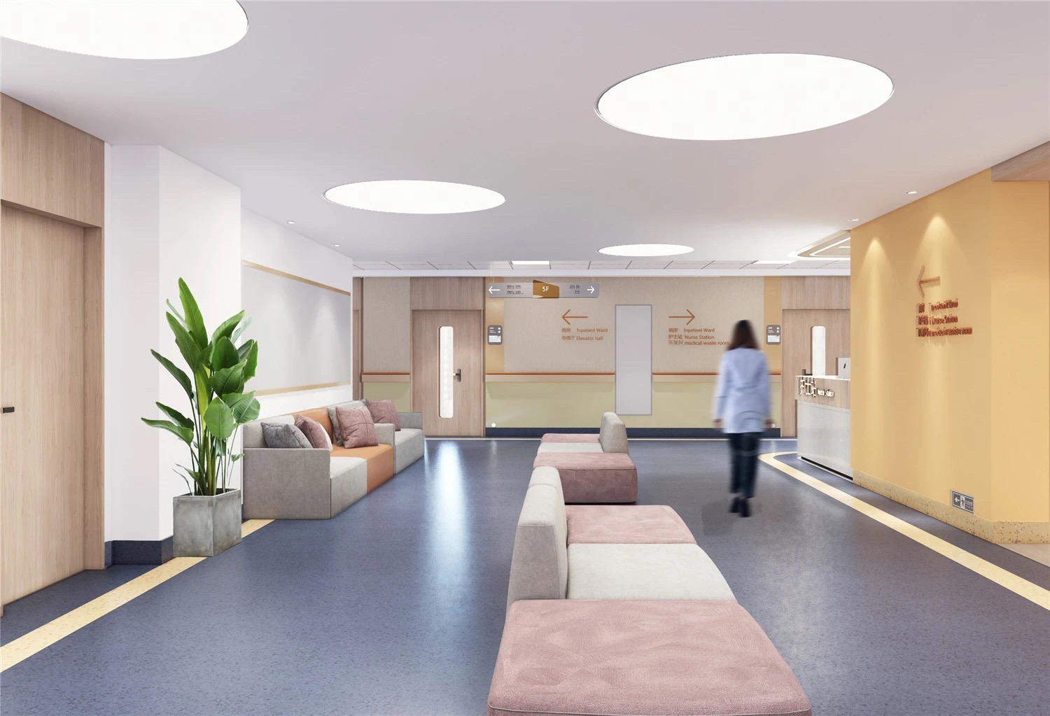 【醫(yī)院案例】婦產醫(yī)院這樣設計，簡而不失其華！(圖11)